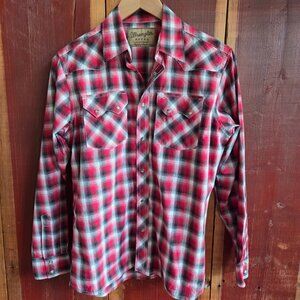 Wrangler Retro Pearl Snap Western Shirt - Boys XL